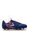Phantom GX 2 Academy Erling Haaland FG/MG Kids Soccer Cleats & Shoes Molded Blue