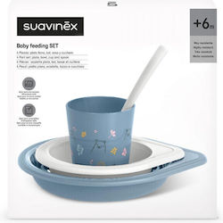 Suavinex Σετ Φαγητού από Πλαστικό 4τμχ