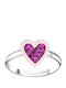 Callajewels Детско пръстенче с дизайн Сърце от сребро C13284-PH100318082732