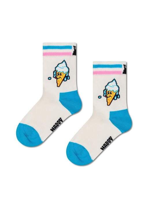 Happy Socks Kids' Socks Ecru