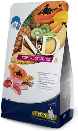 Farmina Tropical Hrană Uscată pentru Pisici Tinere cu Miel 1.5kg
