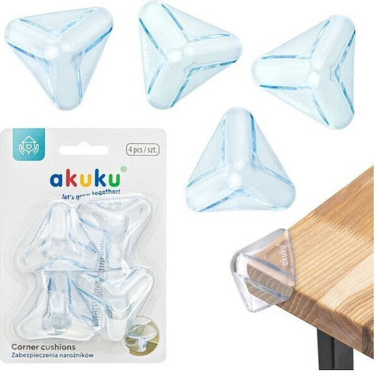 Akuku Silicone Protection Corner in White Colour 4 Pieces