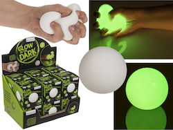 Soft Stress Ball Glows in the Dark White D7cm