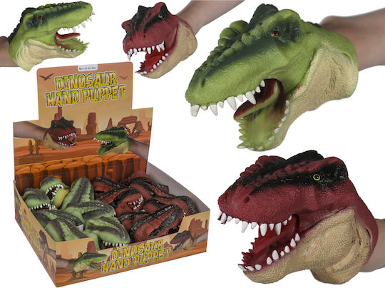 Teatru de Păpuși Dinozaur Plastic 15cm 2 Culori