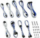 Psu Cable Kit Cablemod Classic C-series Cm-csi-ckit-nkwb-r Corsair Axi Hxi Rm White Blue 50-85 Cm