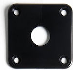 Jack Plate Les Paul Plastic Black