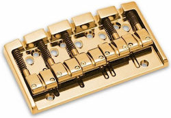 Gotoh Bass Multi Tonal Bridge 5-string Gold Gotoh Bass Multi Tonal Bridge 5-string Gold