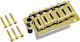 Gotoh Tremolo Vintage Steel Saddle & Block Gold 56mm