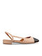 Γυναικείες Μπαλαρίνες Slingback σε Μπεζ Χρώμα