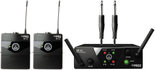Akg Wms 40 Mini2 Instr Wireless System 2 Instruments