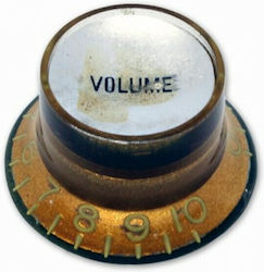 Knob Bell Reflector Volume Aged Gold Gold Us Pots Pair 2