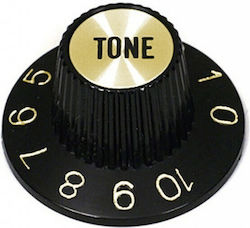 Knob Witch Hat Tone Black Gold