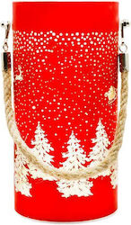 Forever Light Glaslaterne Rot