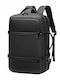 Rucsac Laptop 15.6 Inch Minglu 20-39l Port Usb Impermeabil Anti-furt Rezistent la Stropire Dimensiuni 310 X 130 X 440 Mm Negru