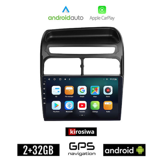 Kirosiwa Автомобилна Аудио Система (Блутут/USB/AUX/WiFi/GPS/Apple-Carplay/Android-Auto) с Тъчскрийн 9"