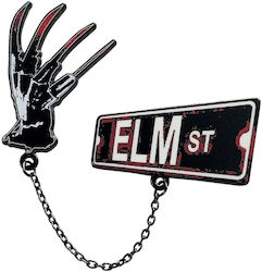 Nightmare On Elm Street Elm Street Sign & Freddy Krueger's Claws Καρφίτσα Le5000