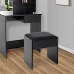 Wheeled Stool Black