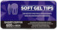 Short Coffin Soft Gel Nagelspitzen Transparent IS-8200