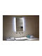 Inter Ceramic Icl 1590 Mirror Bathroom Led Lighting Touch Screen Heater