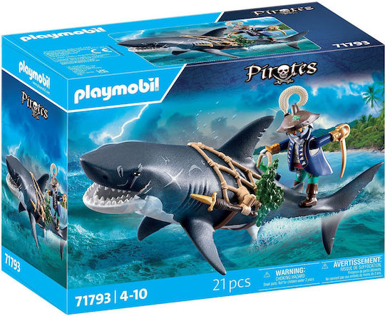 Playmobil Pirates Pirate With Giant Shark for 4-10 years old