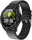 Kingwear S09 Smartwatch mit Pulsmesser (Schwarz)