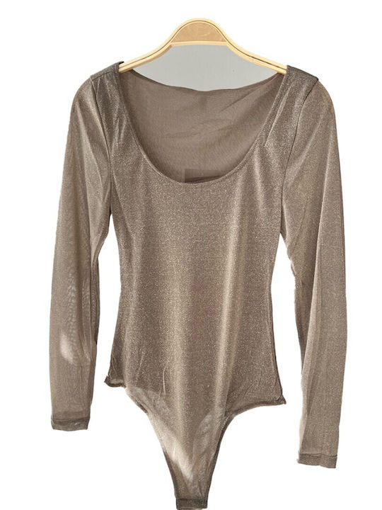 Only Glitter Gold Bodysuit