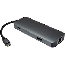 Inter-Tech H-428 USB-C Docking Station με HDMI 4K PD Ethernet Inter-Tech H-428 USB-C Docking Station με HDMI 4K PD Ethernet