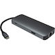 Inter-Tech H-428 USB-C Docking Station με HDMI 4K PD Ethernet Μαύρο