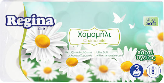 Silk Toilet Paper 8 Rolls 3 Ply 520286406
