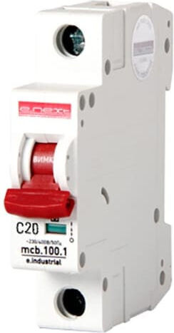 Automatic 1P C 20A 10kA E.next Redpoint 25875