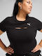 Wardrobe Cut Out Bluze Damă Crop Tricou Negru