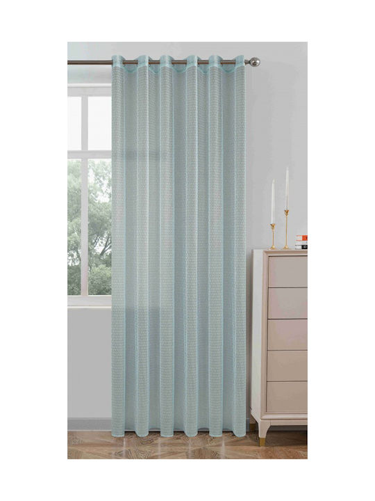 ForHome Vorhang mit Grommets Türkis 270x295cm