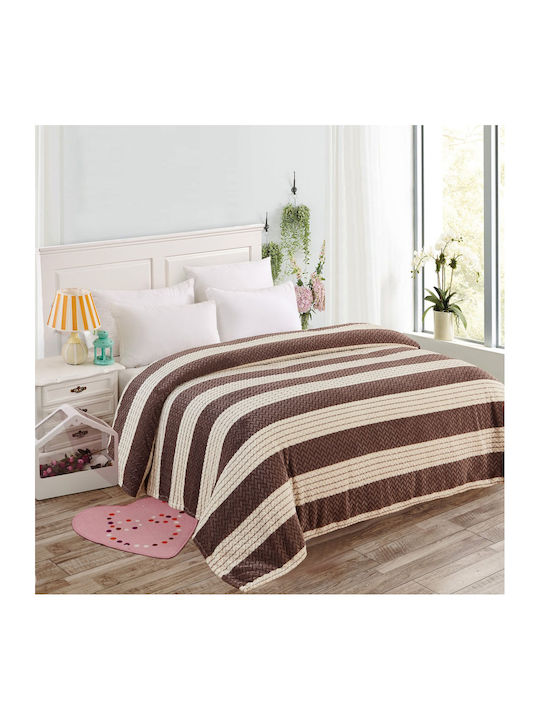 ForHome Κουβέρτα Fleece Υπέρδιπλη 220x240εκ. Κα...