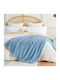 ForHome Κουβέρτα Fleece Μονή 160x220εκ. Μπλε