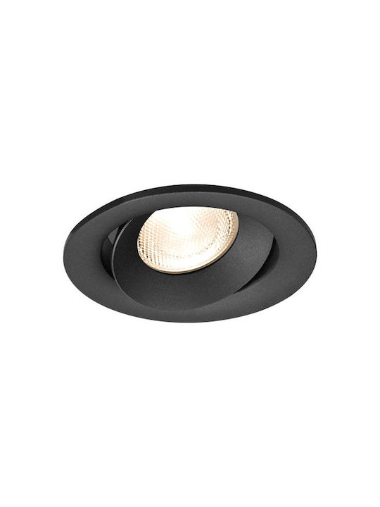 Braytron Rotund Spot Încorporat Negru 1buc