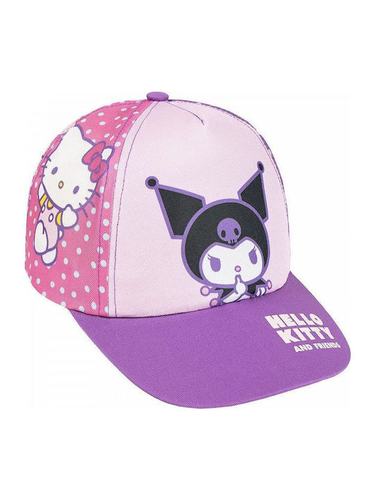 Cerda Παιδικό Καπέλο Jockey Υφασμάτινο Hello Kitty Kuromi Πολύχρωμο