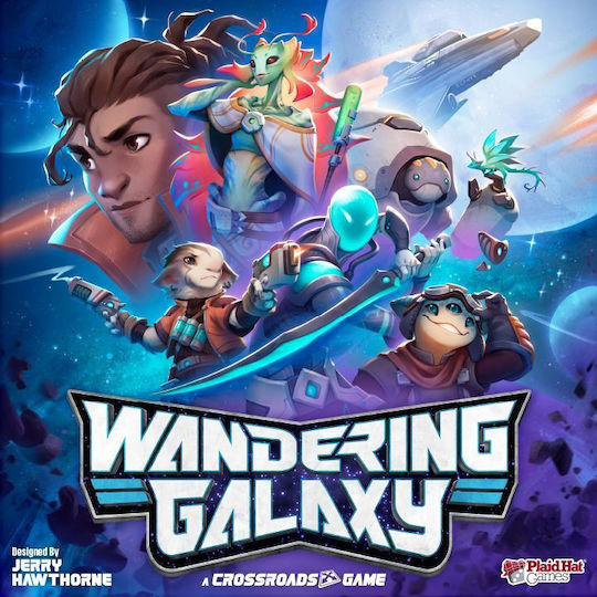 Board Game Wandering Galaxy: A Crossroads Game for 1-6 Players 14+ Years Old (EN) Plaid Hat