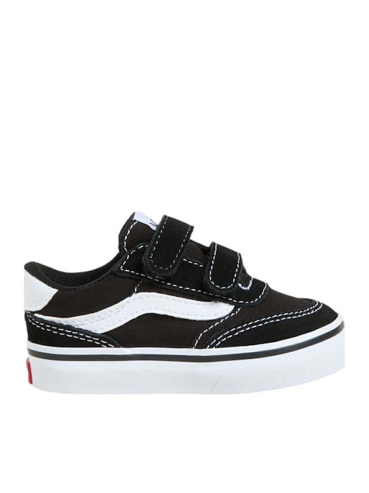 Vans Brooklyn Ls Παιδικά Sneakers με Σκρατς Μαύρα