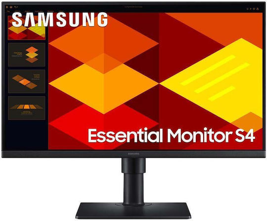 Samsung Essential S4 S40GD IPS Monitor 24" FHD 1920x1080 με Χρόνο Απόκρισης 5ms GTG