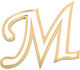 Decorative Double Monogram Plexiglass with Wooden Reinforcement 15cm Ppw/84001 Kaliso Kls-ppw-84001