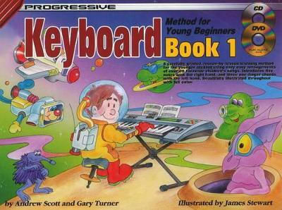 Progressive Keyboard Method Young Beginners 1 Poster & Keyboard Stickers Gary Turner Koala Publications