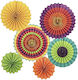 Decorative Paper Circles Set of 6 Pieces