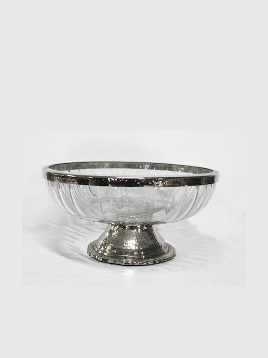Karvounis Decorative Bowl Pedestal Silver 25.5x...