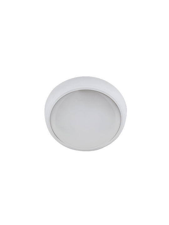 Elmark Brled Deckenleuchte Außenbereich mit Eingebauter LED in Weißem Farb