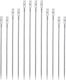 Set 12 Hand Sewing Needles Zola Stainless Steel Silver Plated