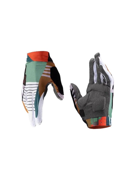 Endurance Full Finger Cycling Gloves Adults with Gel Multicolored
