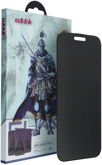 OG Privatsphäre Matt Gehärtetes Glas Schwarz (iPhone 13 Pro Max)