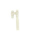 Mâner Mânere de ferestre Alb 6124