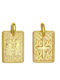 Ioannis Kosmima Pendant Kids Talisman Double Sided Konstantinato made of Gold 14K AFP-23104Y