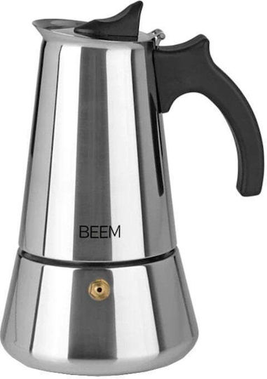 Moka Espresso Maker Stove Beem 300 Ml Stainless Steel